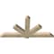Ekena Millwork Kennewick Rough Sawn Timber Gable Bracket, Douglas Fir, 72"W x 36"H x 4"D x 6"F, 12/12 Pitch GBW072X36X0406KEN00RDF - alternate 5